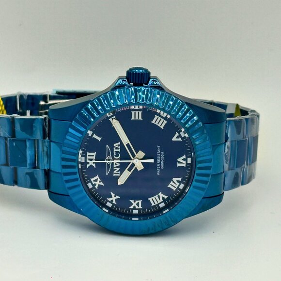 Invicta 37409 Pro Diver 44mm Turquoise Blue Quartz Stainless Steel Watch NEW - Picture 3 of 9